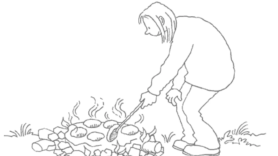 Stenbrød Tegning: Eva Wulff Stenbrød