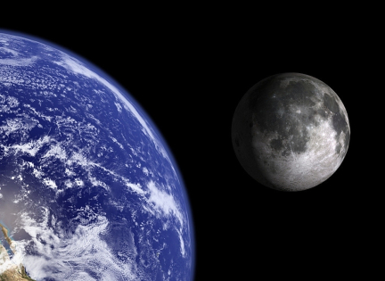 Jorden og månen fra satellit. Foto: Bluedharma, Creative Commons by ND 2.0 