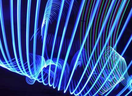 Lysbølger. Foto: tossestreger, Creative Commons  by SA 2.0
